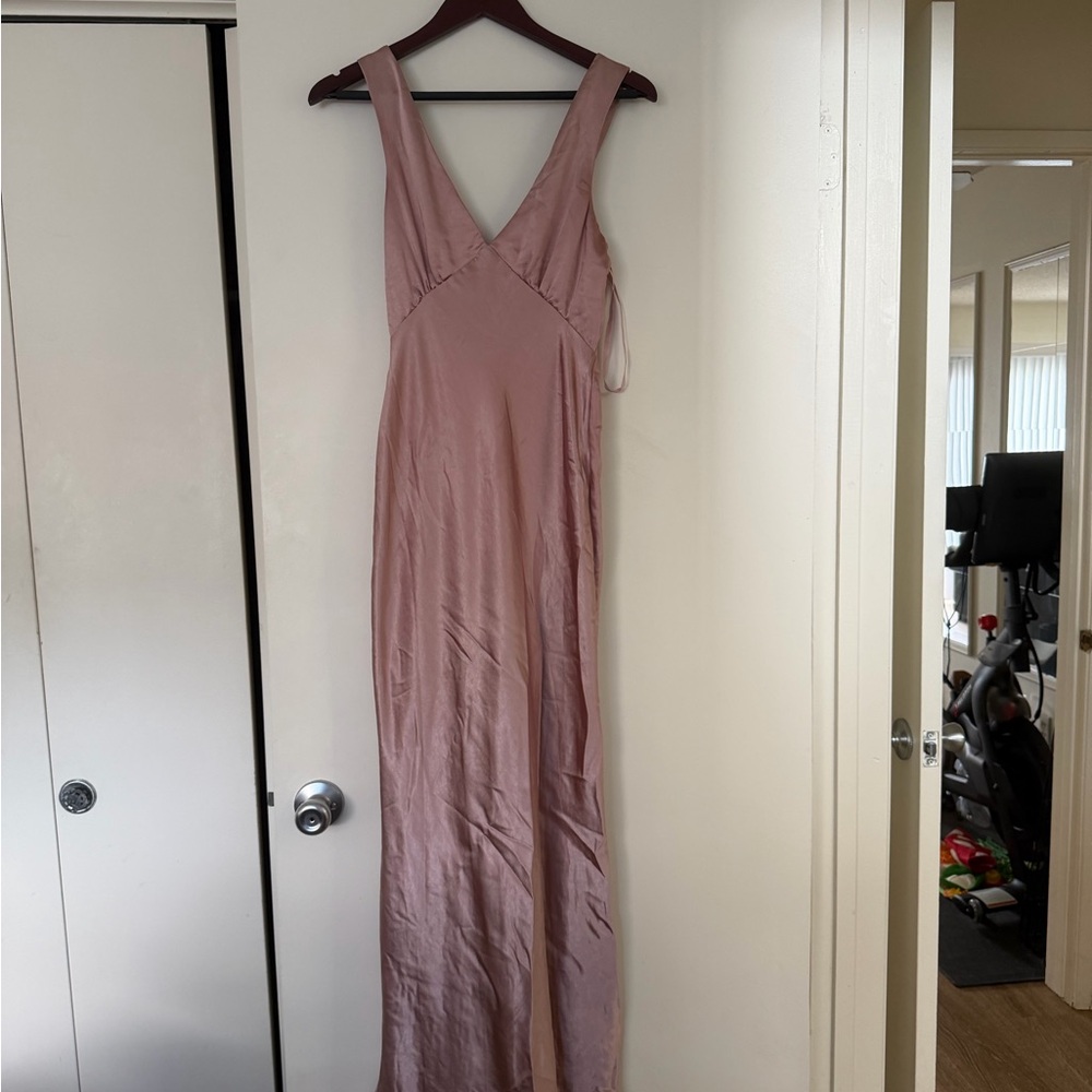 Billy J Sofia Bridesmaids Dress in Dusty Pink